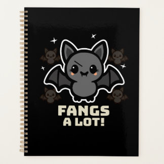 Éffrayant Planificateur d'Halloween Kawaii Bat