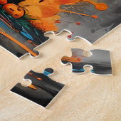 Éffrayant Rainbow Splatt Castle Jigsaw Puzzle (Côté)