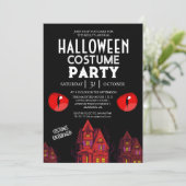 Éffrayant | Simple halloween Invitation de groupe (Debout devant)