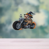 Éffrayant Sloth Motorcycle Ride Halloween Biker Fu (Neutre)