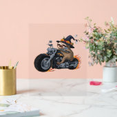 Éffrayant Sloth Motorcycle Ride Halloween Biker Fu (Mariage)