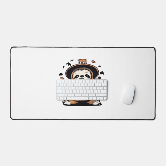 Éffrayant squelette astuce ou traitement classique (Clavier et souris)