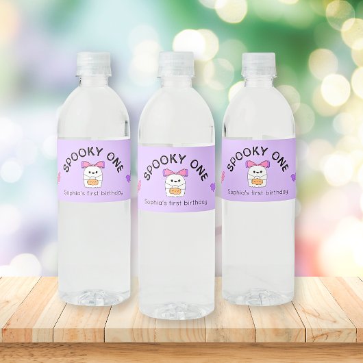 Éffrayant Un Halloween Anniversaire Étiquette bout