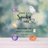 Éffrayant Un Halloween Bienvenue au 1er anniversai (Neutre)