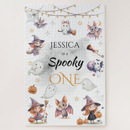 Éffrayant Un Halloween Puzzle d'anniversaire (Vertical)