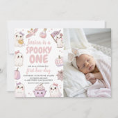 Éffrayant Un premier anniversaire Invitation photo (Devant)