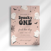 Éffrayant un premier anniversaire Invitation premi