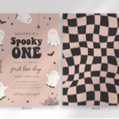 Éffrayant un premier anniversaire Invitation premi