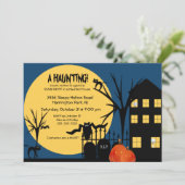 Éffrayant Une Invitation À La Fête D'Halloween (Debout devant)