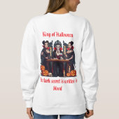 🎃 Éffrayant Vampire Halloween Sweatshirt blanc 🧛 (Dos)