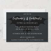Éffrayant Woods Halloween Party Invitation (Dos)