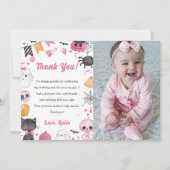 Éffrayante Halloween Cute Ghost Carte de remerciem (Devant)