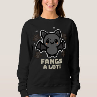 Éffrayante Kawaii Bat Halloween Sweatshirt
