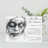 Éffrayante Nun Halloween Invitation Haunting Relig (Debout devant)