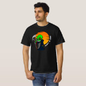 effroi du t-shirt noir (Devant entier)