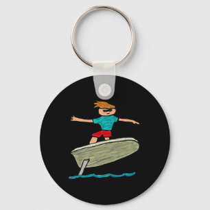Efoil surfen sleutelhanger