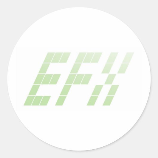 EFX-Sticker Ronde Sticker (Voorkant)