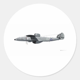 EG-121-vergrendelde waarschuwingsster "Triple Nick Ronde Sticker