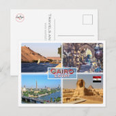 EG Cairo - Nile - Khan el Khalili - Briefkaart (Voorkant / Achterkant)