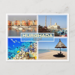 EG Egypte - Hurghada - rood zee - Briefkaart