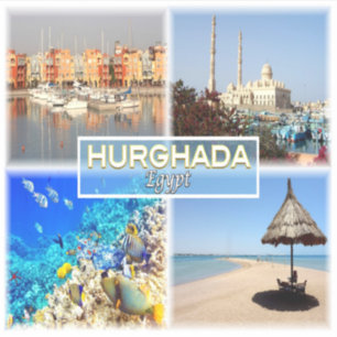 EG Egypte - Hurghada - rood zee - Sticker