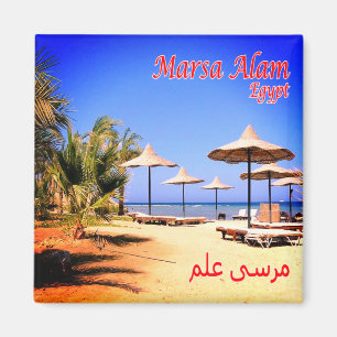 EG - Egypte - rood Zee - Marsa Alam - strand Magneet