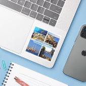 EG Egypte - Sharm El Sheikh - Rood Zee - Sticker (Laptop met iPhone)