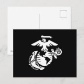 EGA met één kleur - wit Feestdagenkaart (Voorkant / Achterkant)