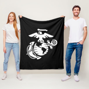 EGA met één kleur - wit Fleece Deken