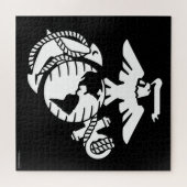 EGA met één kleur - wit Legpuzzel (Horizontaal)