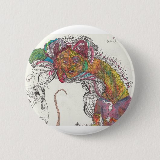 Egad! | Pin Ronde Button 5,7 Cm (Voorkant)