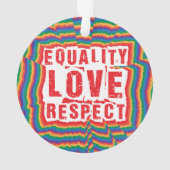 Égalité Amour et respect Mois de la fierté (dos)