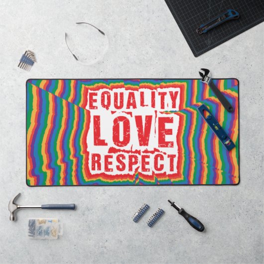 Égalité Amour et respect Mois de la fierté (Poste de travail)