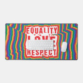 Égalité Amour et respect Mois de la fierté (Clavier et souris)