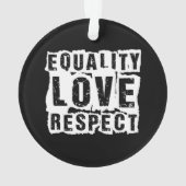 Égalité Amour et respect Mois de la fierté (dos)