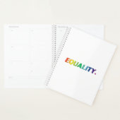 Égalité dégradé arc-en-ciel typographie moderne (Devant avec enveloppe)