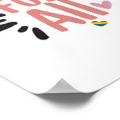 Égalité pour tous - Affiche arc-en-ciel du Mois de (Coin)