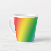 égalité rainbow pride couleurs - latte mug (Angle gauche)