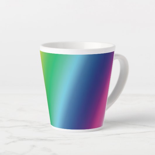 égalité rainbow pride couleurs - latte mug (Angle droit)