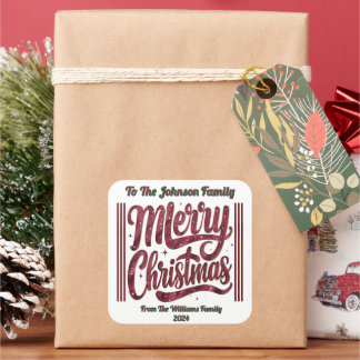 Égayez Noël avec un autocollant amusant !