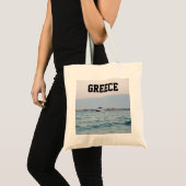 Egeïsche Zee Griekenland Tote Bag (Voorkant (product))