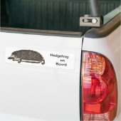 Egel aan boord - BUMPERSTICKER (Op Truck)