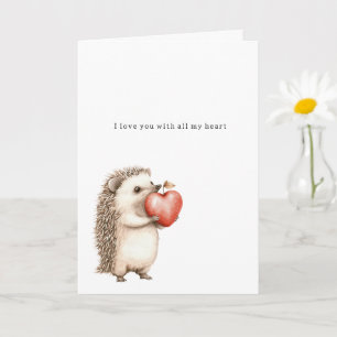 Egel Alle Liefde Van Mijn Hart Kaart