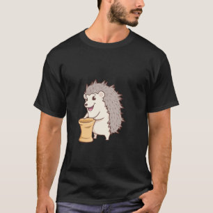 Egel bij pottenbakkerij t-shirt