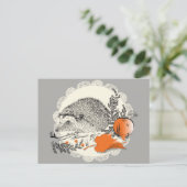 Egel Briefkaart (Staand voorkant)