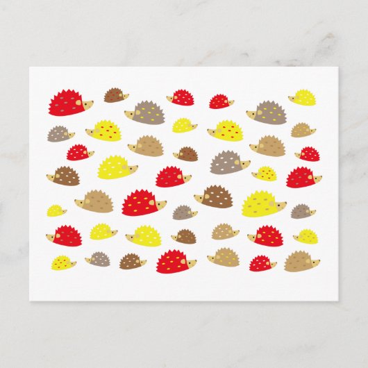 egel briefkaart (Voorkant)