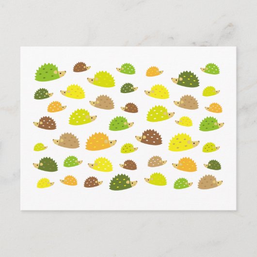 egel briefkaart (Voorkant)