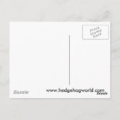 egel-briefkaart briefkaart (Achterkant)