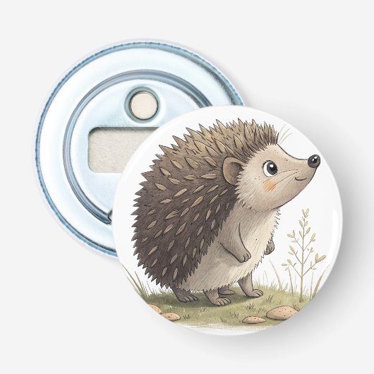 Egel Button Flesopener (Voorkant)