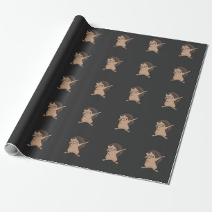 Egel Dab Pose - Dabbing Zoo Dierenvriend Gift Cadeaupapier
